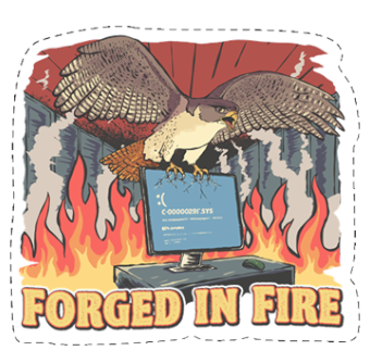 Forged In Fire Sticker